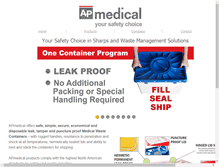 Tablet Screenshot of apmedical.com